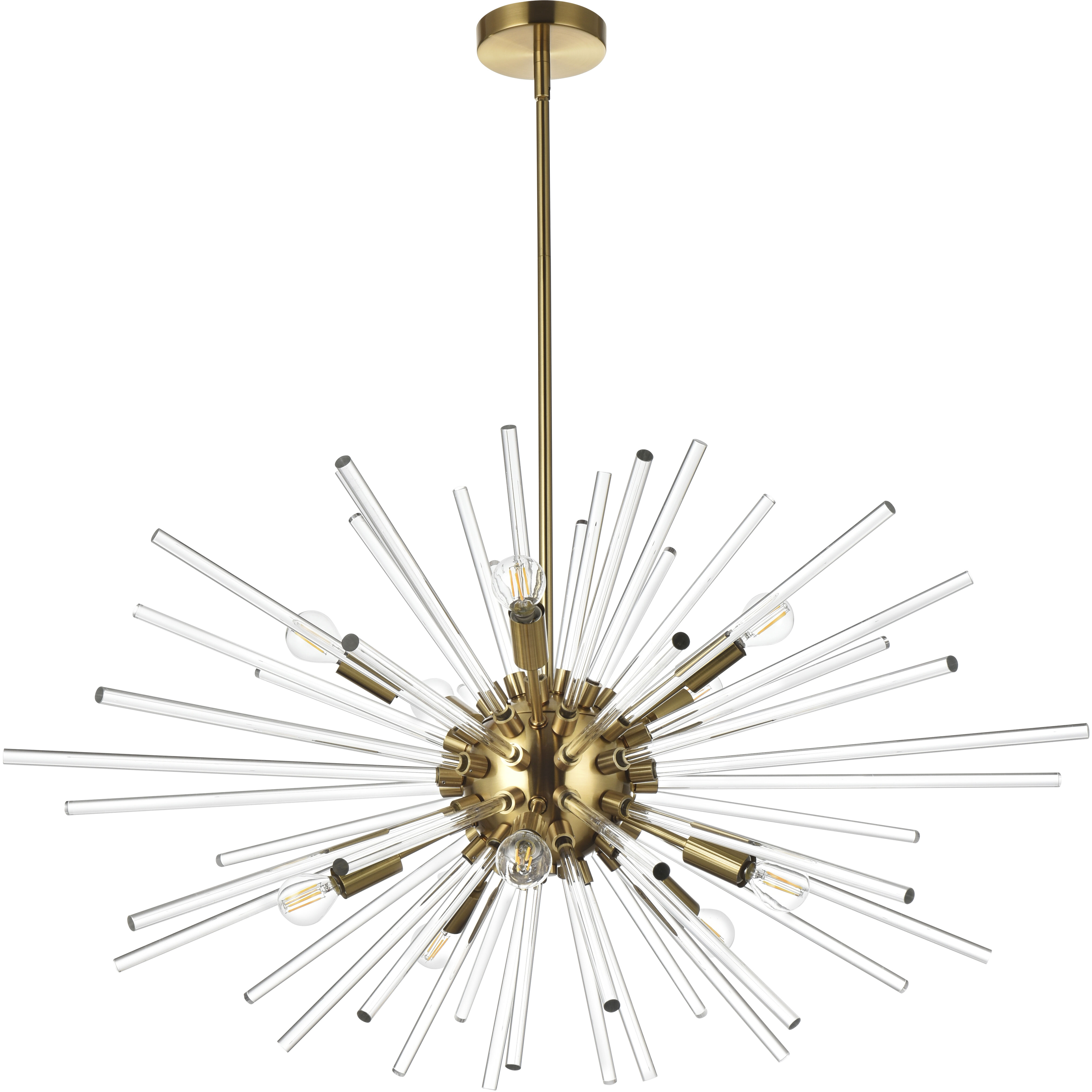 Sienna 10 Light 36 inch Gold Pendant Ceiling Light