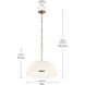 Mikale LED Champagne Bronze Pendant Ceiling Light