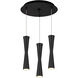 Robson LED 11 inch Black Multi Pendant Ceiling Light