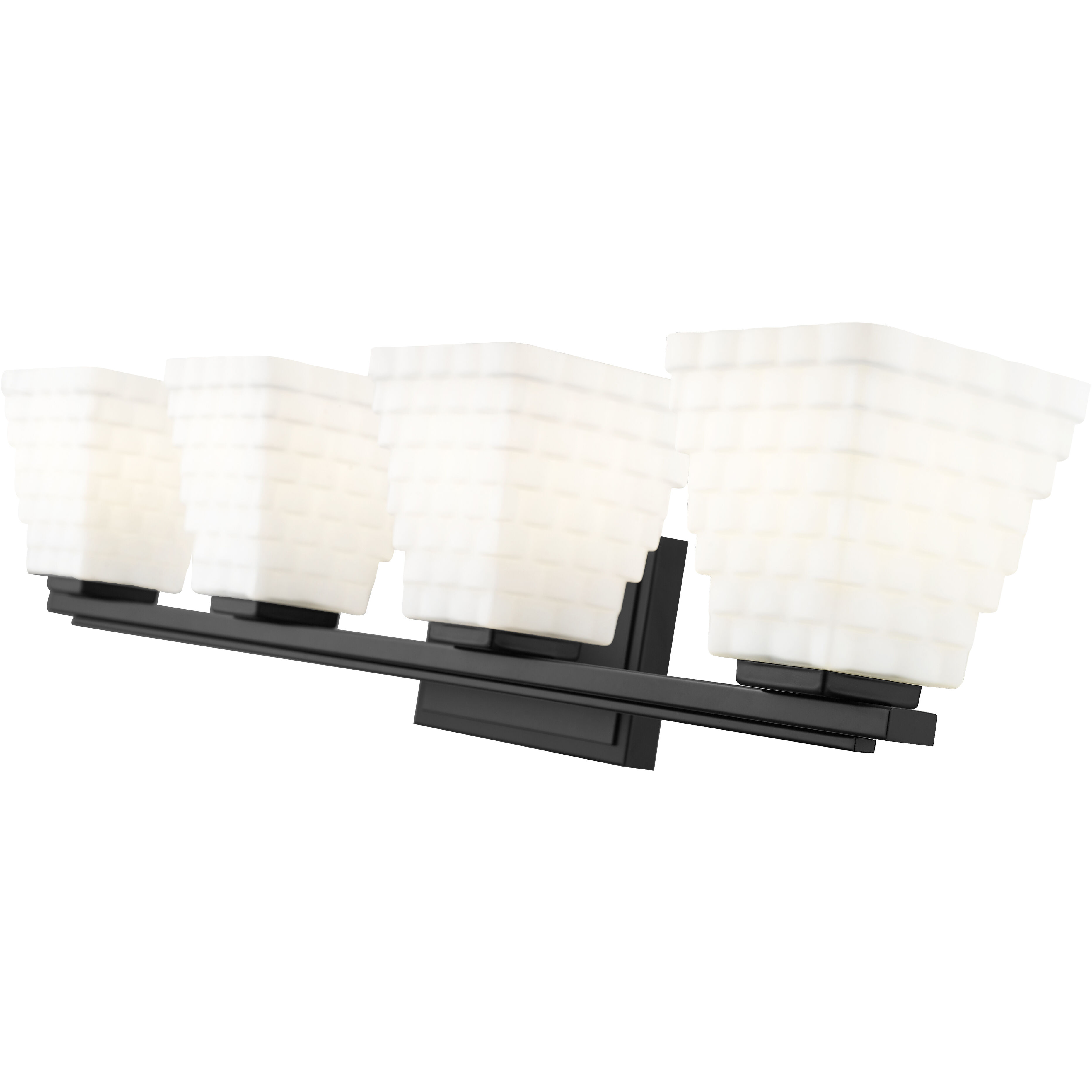 Annalise 4 Light 32 inch Matte Black Vanity Wall Light