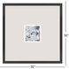 Slate Piano Blue and Gray and White Framed Art, Propac