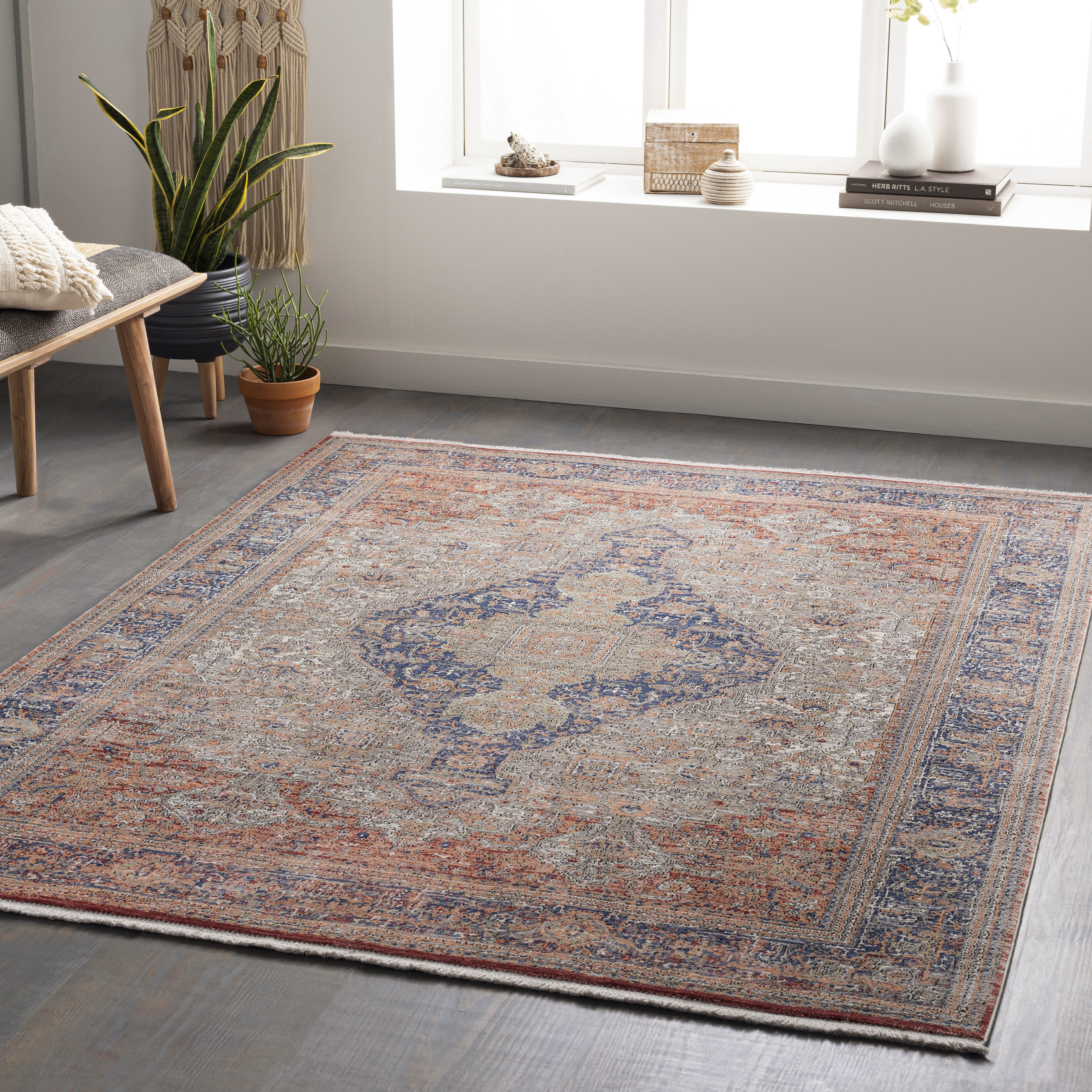 Eclipse 87 X 63 inch Sage Rug in 5 x 8, Rectangle