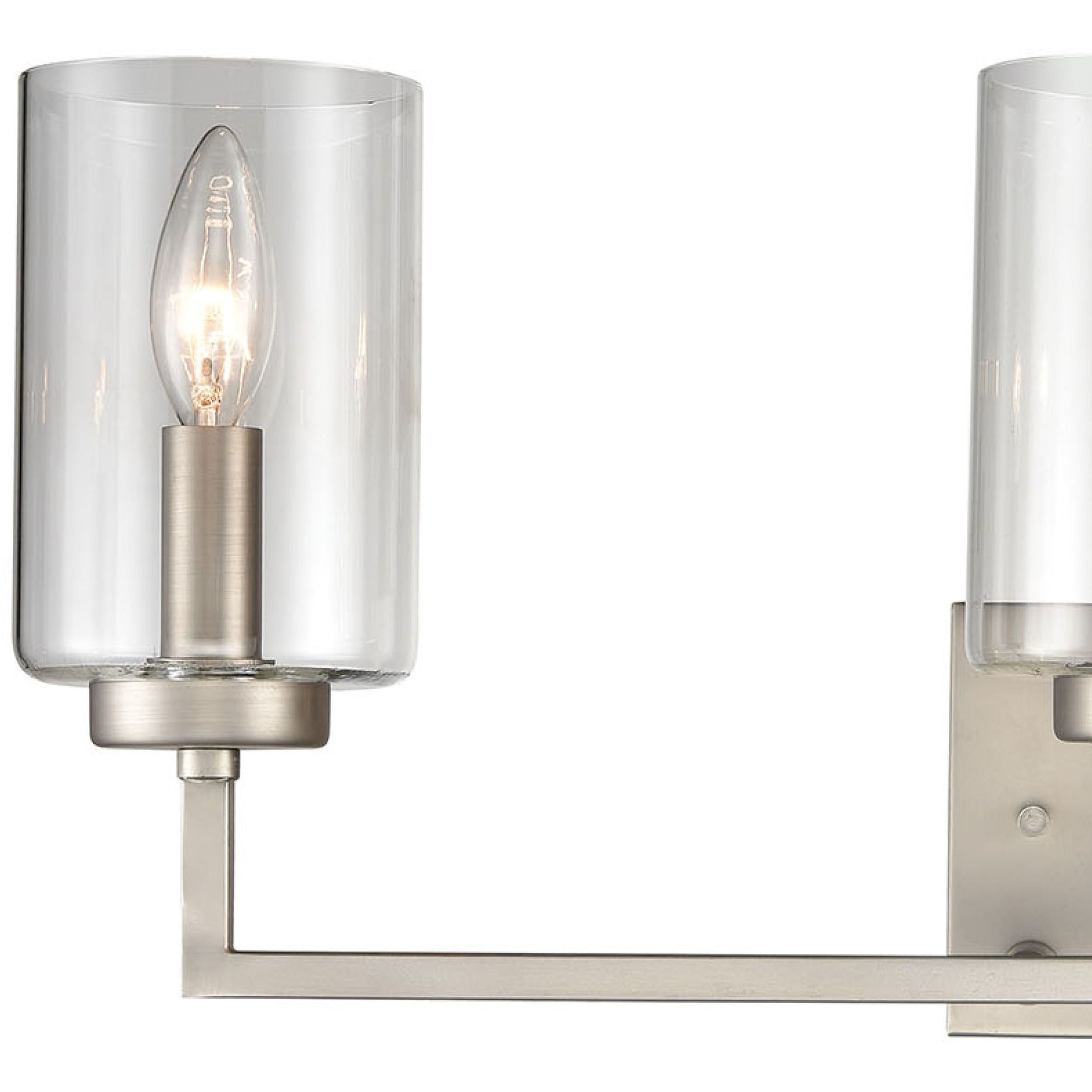 West End Vanity Light Wall Light in Brushed Nickel