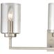 West End 3 Light 23 inch Brushed Nickel Vanity Light Wall Light
