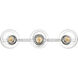 Rogelio 3 Light 27 inch Chrome Bath Sconce Wall Light