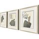 Private Property Rock Garden Green and Beige and Black and Metallic Framed Art