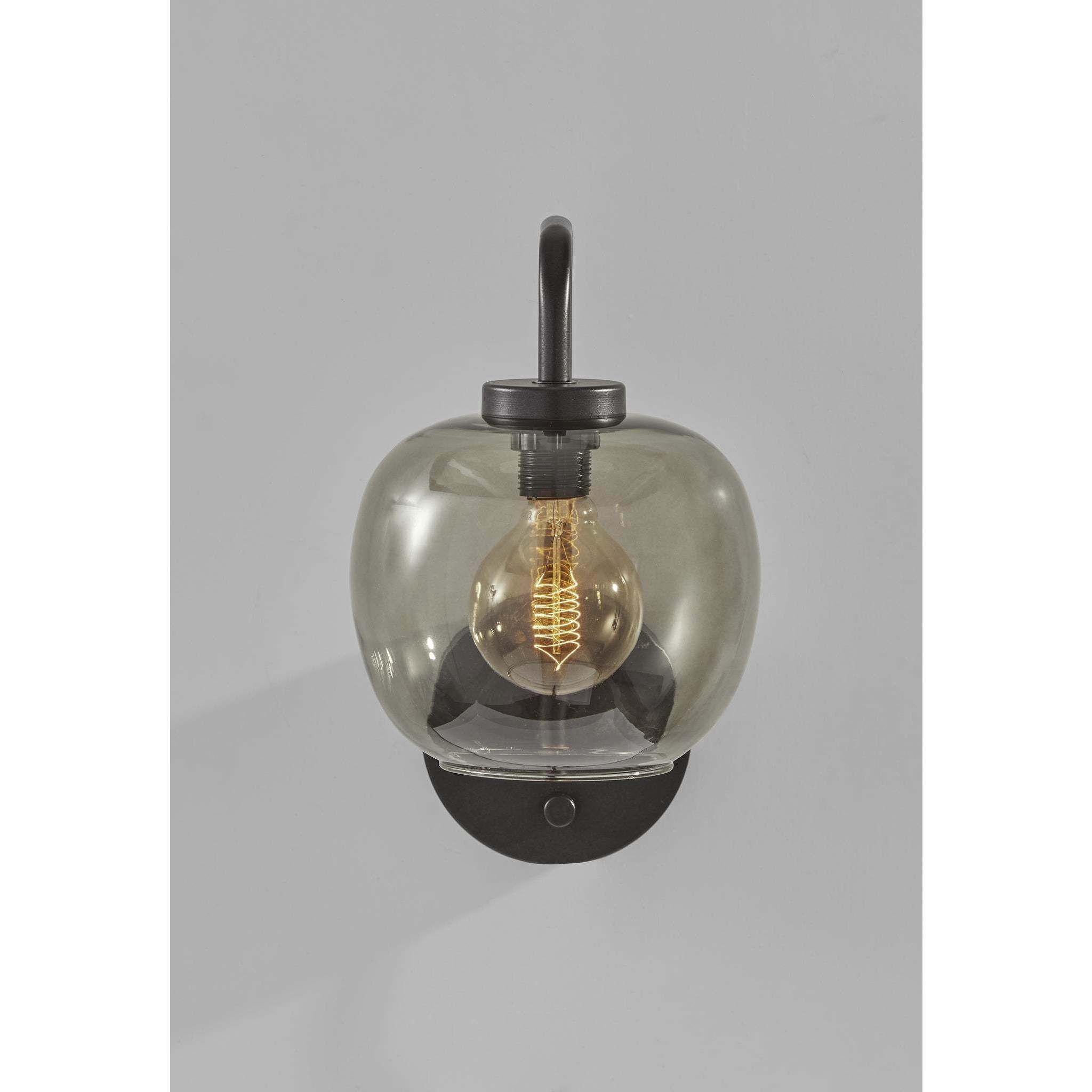 Ashton 1 Light 8 inch Matte Black Wall Lamp Wall Light