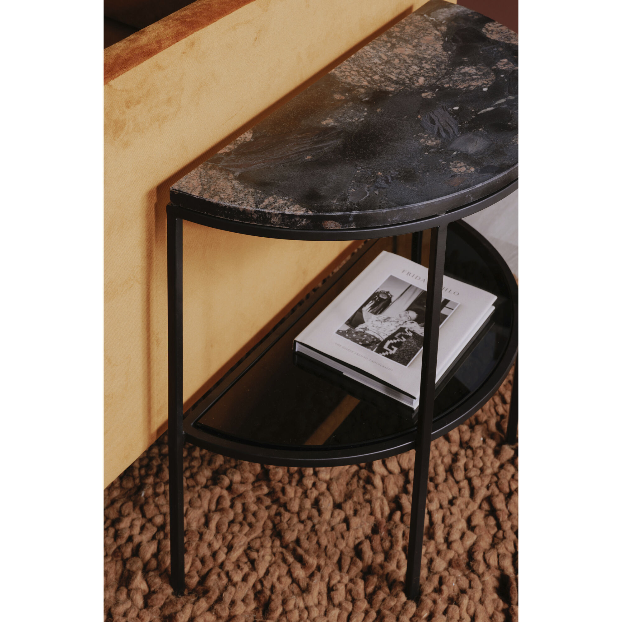 Aurora 23.5 X 22 inch Multitone Accent Table
