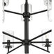 Hailie 9 Light 32 inch Flat Black Chandelier Ceiling Light