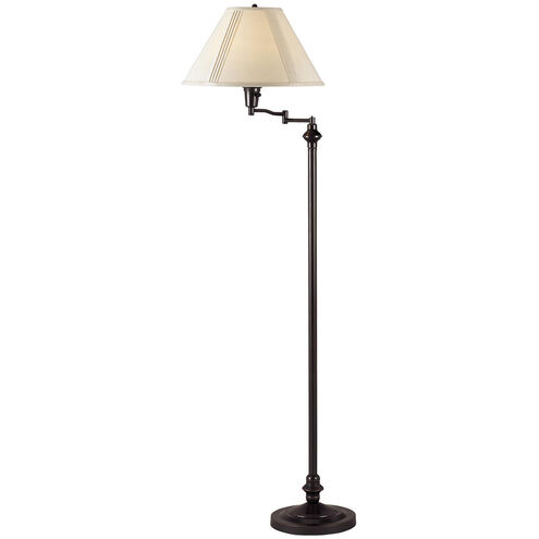 Signature 59 inch 150 watt Dark Bronze Swing Arm Floor Lamp Portable Light