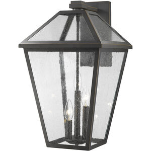 Talbot 3 Light 12.25 inch Outdoor Wall Light