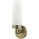 Aero 1 Light 4 inch Antique Brass ADA ADA Single Sconce Wall Light