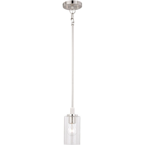 Addison LED 4.75 inch Satin Nickel Mini Pendant Ceiling Light