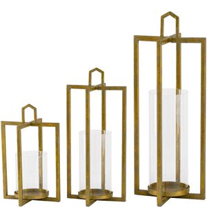 Bastillica 4.9 inch Gold Lantern