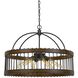 Cantania 6 Light 29 inch Painted Metal Pendant Ceiling Light