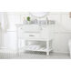 Clement 42 X 22 X 34 inch White Bathroom Vanity Cabinet