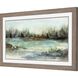 Waterside Collection Block Profile In Distressed Wood Framed Art