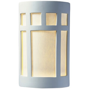 Ambiance Cylinder 1 Light 9.25 inch Bisque Outdoor Wall Sconce, Small