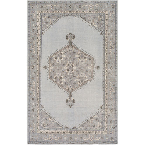 Luella 102 X 66 inch Light Gray/Violet/Black/Charcoal/Taupe Rugs, Wool