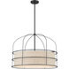 Gateway Park 6 Light 26 inch Coal Pendant Ceiling Light