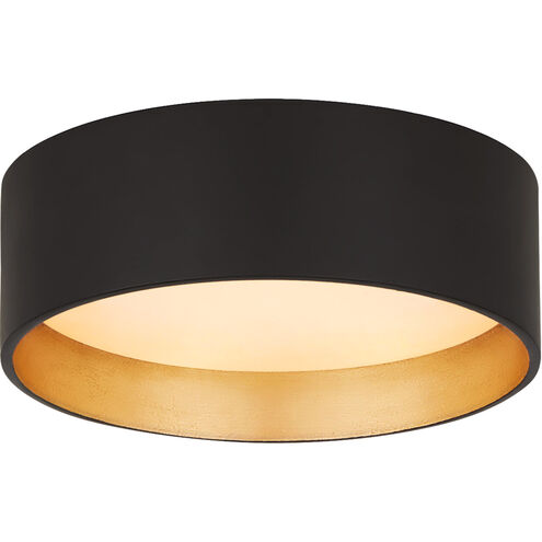 Shaw LED 5.25 inch Matte Black Solitaire Flush Mount Ceiling Light