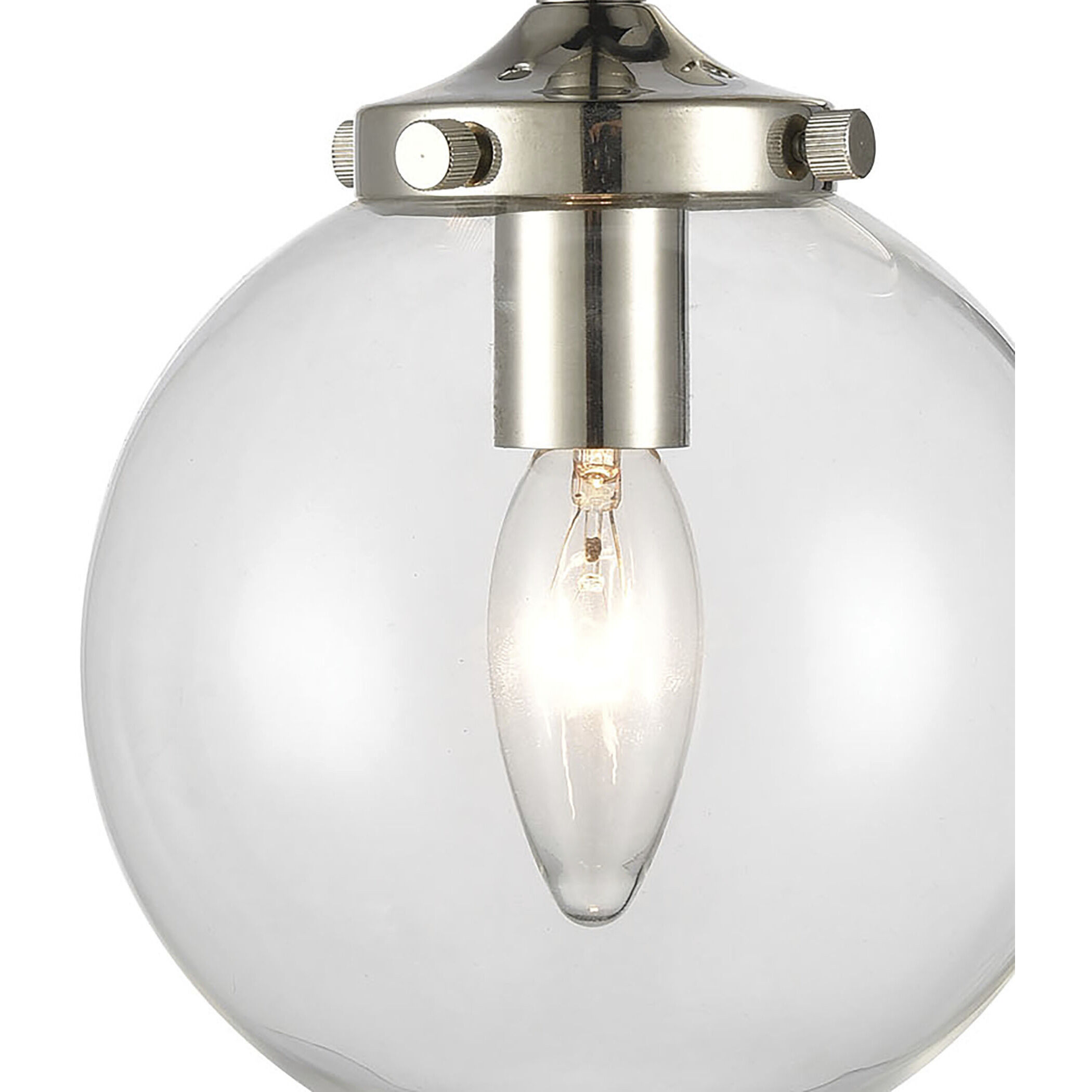 Boudreaux Sconce Wall Light in Matte Black with Polished Nickel