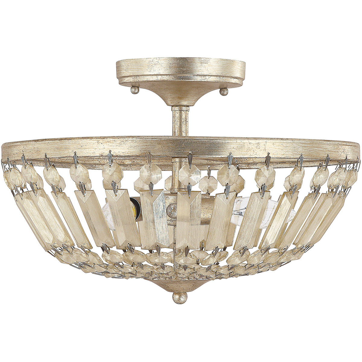 Capital Lighting 9173WG Fifth Avenue 3 Light 14 inch Winter Gold