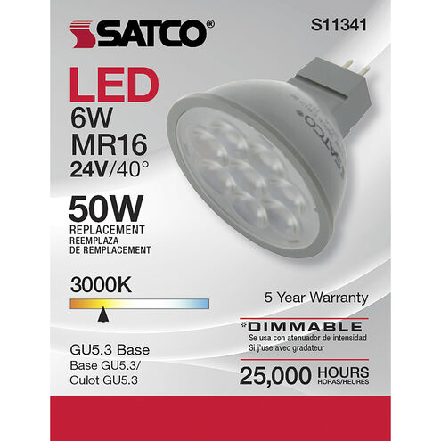 Lumos LED MR16 6.00 watt 3000K Light Bulb