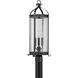 Preston 3 Light 26.5 inch Iron Oxide Outdoor Post Lantern