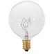 Lumos Incandescent G16 1/2 Candelabra E12 15 watt 120V 2700K Light Bulb