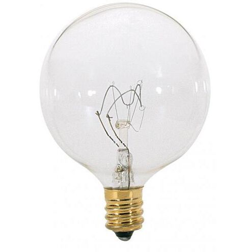 Lumos Incandescent G16 1/2 Candelabra E12 15 watt 120V 2700K Light Bulb