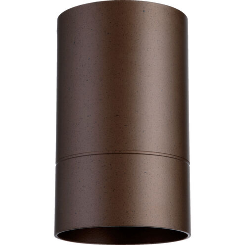 Cylinder 1 Light 4 inch Oiled Bronze Outdoor Ceiling Mount