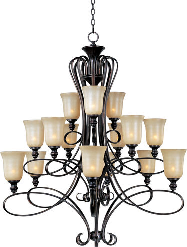 Infinity 15 Light 49 inch Oil Rubbed Bronze Multi-Tier Chandelier Ceiling Light