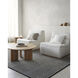 Damier 120 X 96 inch Cream / Black Handmade Rug in 8 x 10