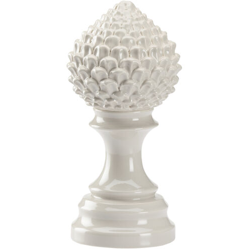 Artichoke Finial Gray Decorative Object, Small