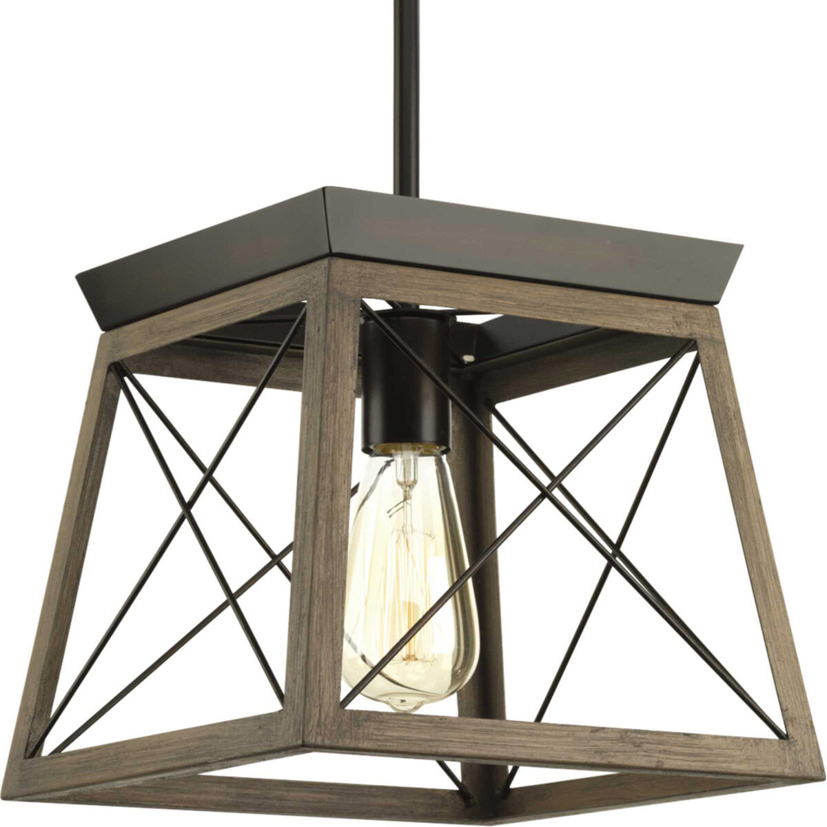 Briarwood 1 Light 10 inch Antique Bronze Mini-Pendant Ceiling Light