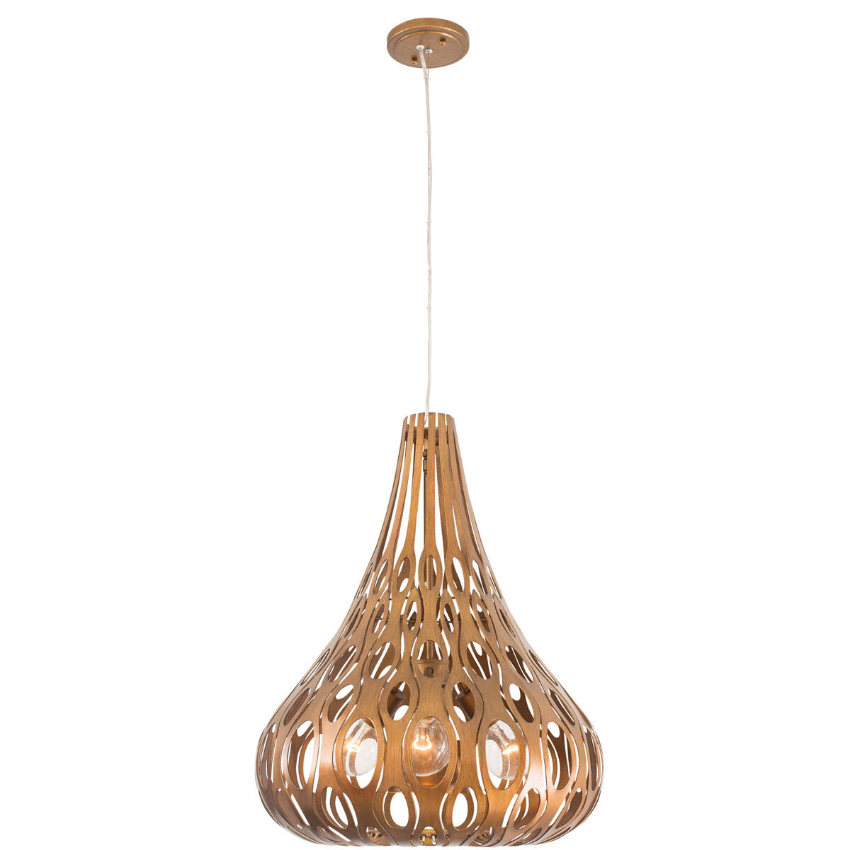 Masquerade 4 Light 18 inch Hammered Ore Pendant Ceiling Light