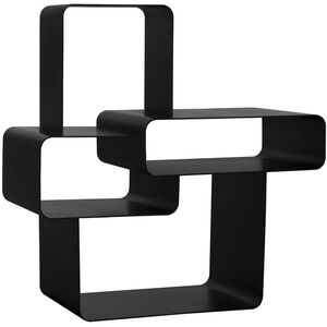 Latisia 39 X 38 X 18.5 inch Matte Black Shelf