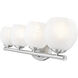 Colette Vanity Wall Light in Brushed Nickel