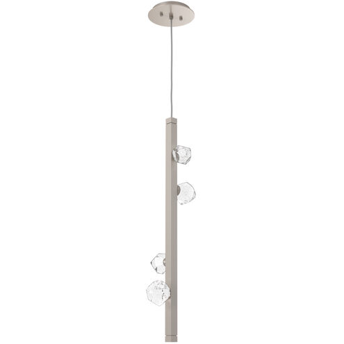 Stella LED 8.5 inch Beige Silver Pendant Ceiling Light in Metallic Beige Silver