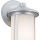 Lombard 1 Light 10.5 inch Brushed Aluminum Outdoor Wall Sconce, Small