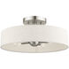 Venlo 4 Light 14 inch Brushed Nickel Semi Flush Ceiling Light
