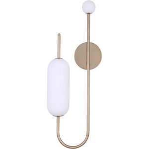 Tuli LED 9.8 inch Satin Brass Wall Sconce Wall Light