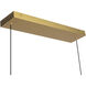 Alora Mood Dottie 60 inch Brushed Gold Linear Pendant Ceiling Light