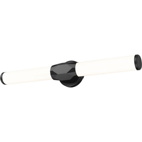 Cooper LED 25 inch Matte Black Vanity Wall Light