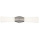 Locke LED 4.88 inch Brushed Nickel Bath Vanity & Wall Light, dweLED