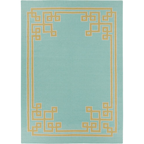 Alameda 132 X 96 inch Aqua, Lime, Light Gray Rug