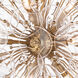 Poppy 9 Light 24 inch Clear Chandelier Ceiling Light, Small