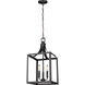 Labette 3 Light 12 inch Black Foyer Pendant Ceiling Light, Medium