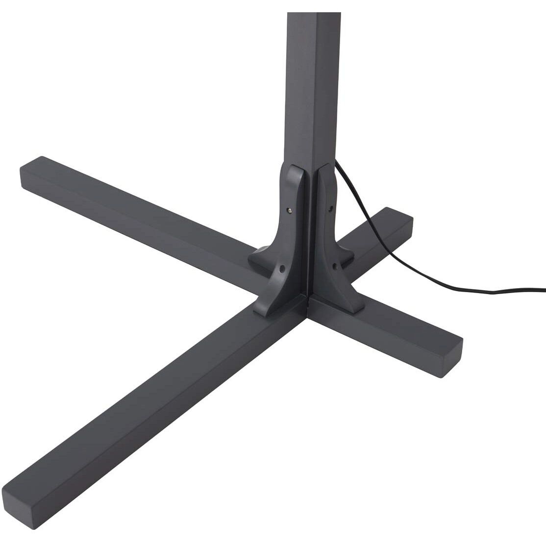 Natural Mica 86 inch 40.00 watt Gunmetal and Charcoal Gray Arc Floor Lamp Portable Light